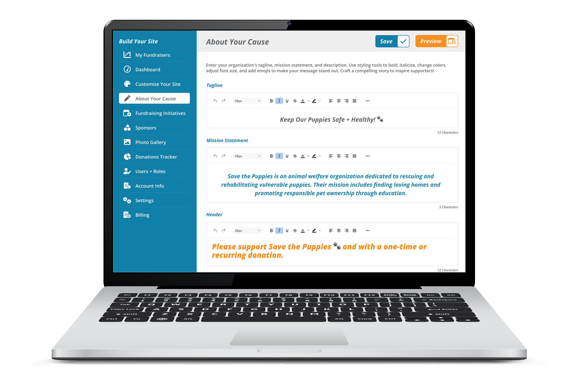 Peer-to-Peer Admin | Customize Your Message