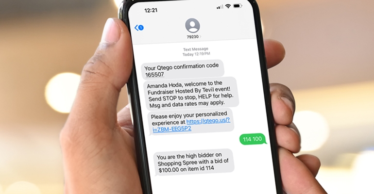 Text Bidding Event Fundraising Innovations – Qtego Text Bidding Event Fundraising Innovations - Qtego