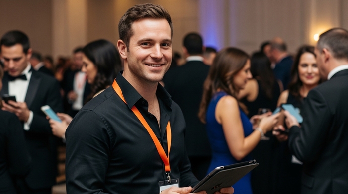 Fundraising Event Tech at a Gala