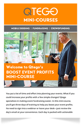 Boost Event Profits Mini Course Qtego Fundraising