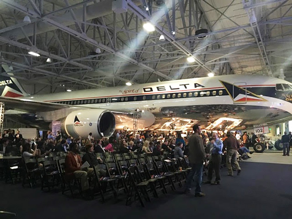 Charity Auction Themes - Airplane Hangar